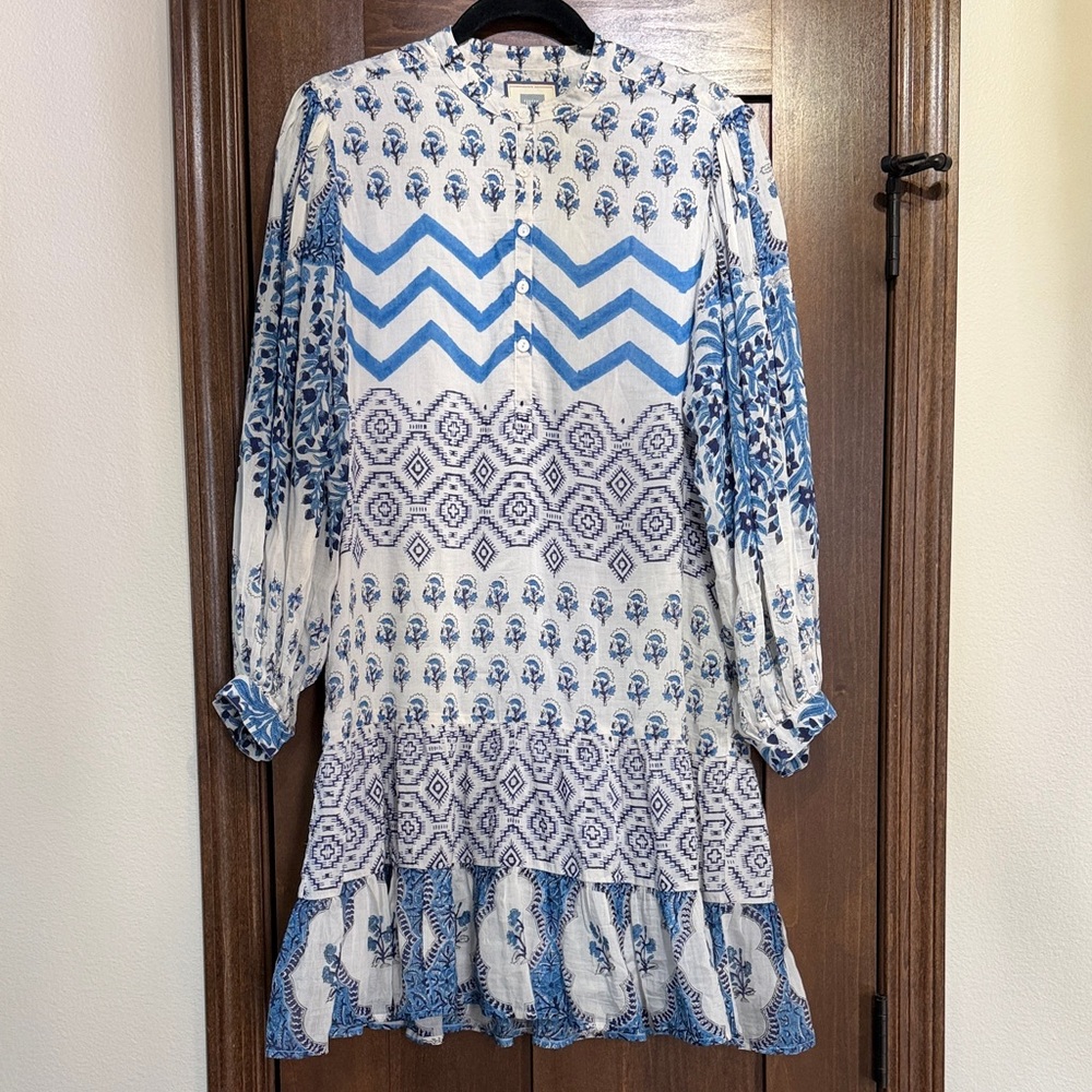 Alicia Bell Voile Flounce Dress